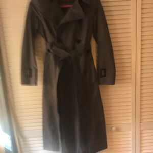 DKNY Charcoal Trench Coat for Women
